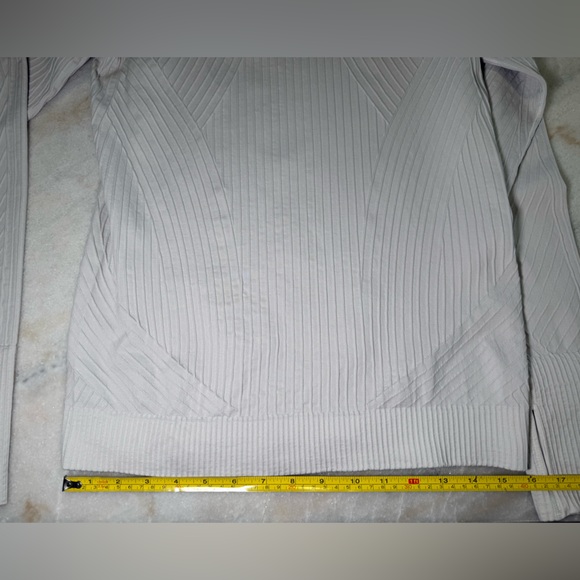 Lululemon White Ribbed Sweater - Picture 6 of 7